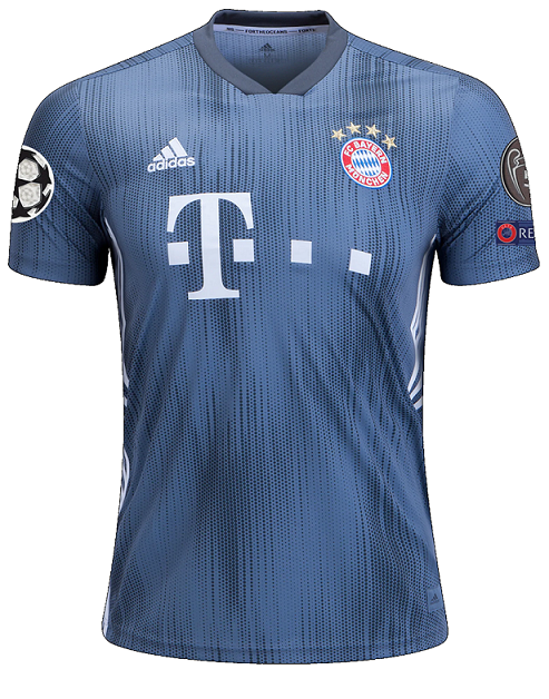 Camisa oficial Adidas Bayern de Munique 2018 2019 Champions League